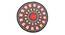 Azalea Carpet (Square Carpet Shape, 183 x 183 cm (72" x 72") Carpet Size) by Urban Ladder - Cross View Design 1 - 390508