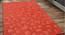 Poppy Carpet (Orange, Rectangle Carpet Shape, 91 x 152 cm  (36" x 60") Carpet Size) by Urban Ladder - Front View Design 1 - 390860