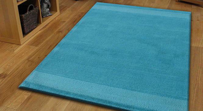 Rosie Carpet (Blue, Rectangle Carpet Shape, 152 x 210 cm  (60" x 83") Carpet Size) by Urban Ladder - Front View Design 1 - 390870