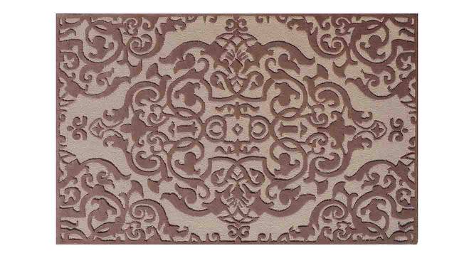 Remington Carpet (Rectangle Carpet Shape, 91 x 152 cm  (36" x 60") Carpet Size, Mouse & Beige) by Urban Ladder - Cross View Design 1 - 390893