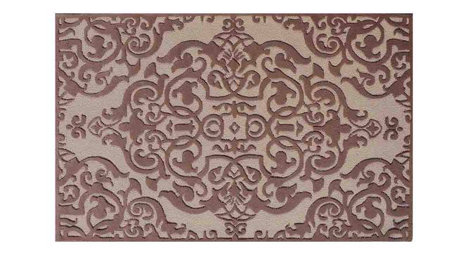 Remington Carpet (Rectangle Carpet Shape, 122 x 183 cm  (48" x 72") Carpet Size, Mouse & Beige) by Urban Ladder - Cross View Design 1 - 390894