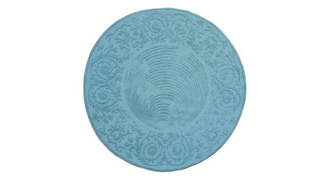Remy Carpet (Blue, Square Carpet Shape, 152 x 152 cm  (60" x 60") Carpet Size) by Urban Ladder - Cross View Design 1 - 390943