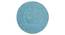 Remy Carpet (Blue, Square Carpet Shape, 152 x 152 cm  (60" x 60") Carpet Size) by Urban Ladder - Cross View Design 1 - 390943