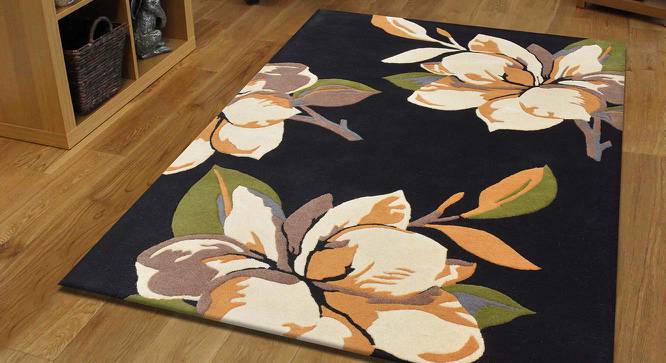 Stephanie Carpet (Rectangle Carpet Shape, 122 x 183 cm  (48" x 72") Carpet Size) by Urban Ladder - Front View Design 1 - 391187