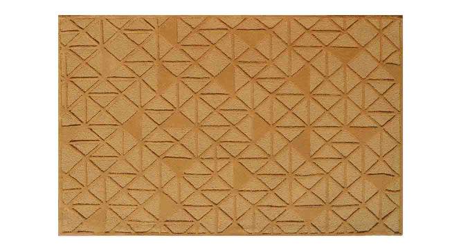Shiloh Carpet (Gold, Rectangle Carpet Shape, 122 x 183 cm  (48" x 72") Carpet Size) by Urban Ladder - Cross View Design 1 - 391220