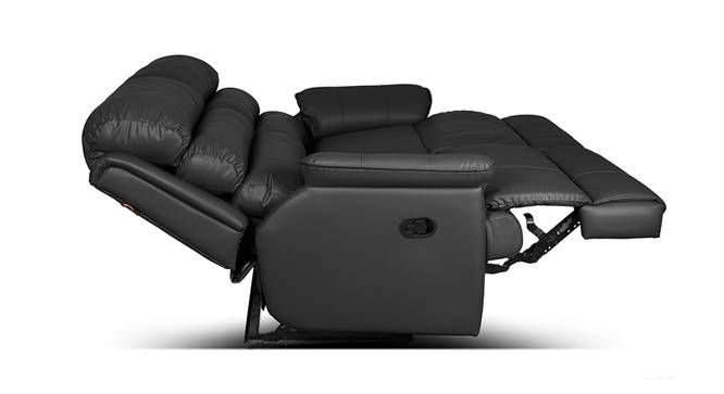 Charlotte Recliner (Black) by Urban Ladder - Cross View Design 1 - 391381