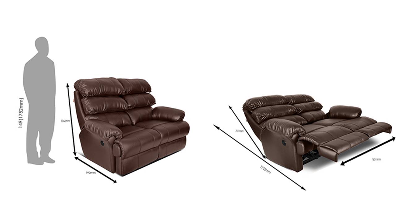 Naoise recliner brown 6