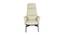 Kieran Lounge Chair (Leatherette Finish, Creme) by Urban Ladder - Front View Design 1 - 391603