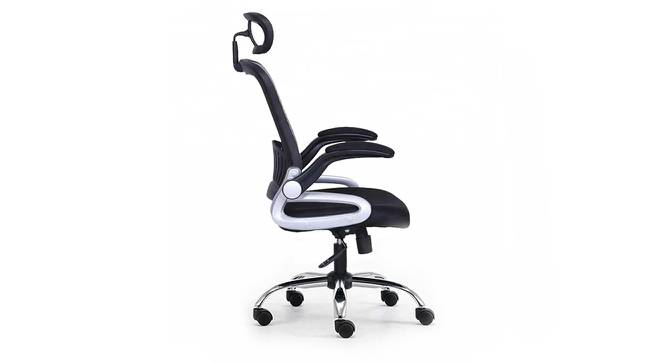 Metta Study Chair - Grey (Grey) by Urban Ladder - Cross View Design 1 - 391865