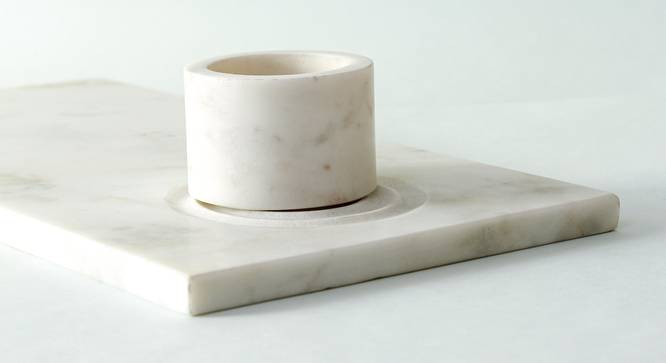 Kandimma Platter (White) by Urban Ladder - Front View Design 1 - 392038