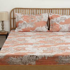 Pink TC Cotton Single Size Bedsheet-image-10