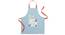 Wright Brothers Apron (Blue) by Urban Ladder - Front View Design 1 - 392382