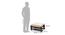 Perch Foot Stool (Mahogany Finish) by Urban Ladder - Design 1 Dimension - 392463