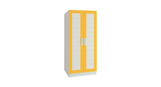 Carmila Wardrobe (Matte Laminate Finish, Mango Yellow) by Urban Ladder - Cross View Design 1 - 392482