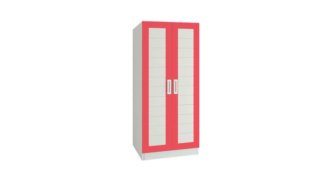 Carmila Wardrobe (Matte Laminate Finish, Strawberry Pink) by Urban Ladder - Cross View Design 1 - 392483