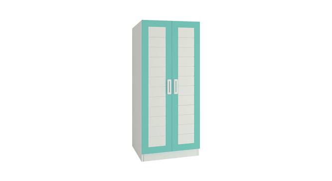 Carmila Wardrobe (Matte Laminate Finish, Misty Turquoise) by Urban Ladder - Cross View Design 1 - 392484