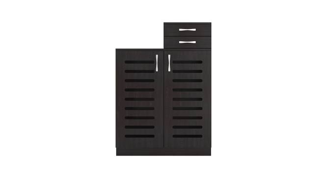 Itzel Shoe Rack (Matte Laminate Finish, Antique Ebony) by Urban Ladder - Cross View Design 1 - 392486