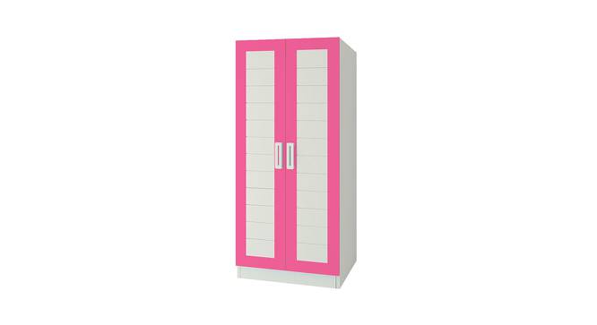 Carmila Wardrobe (Matte Laminate Finish, Barbie Pink) by Urban Ladder - Front View Design 1 - 392493