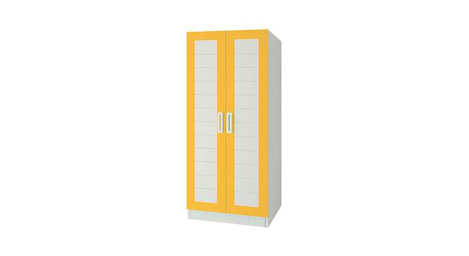 Carmila Wardrobe (Matte Laminate Finish, Mango Yellow) by Urban Ladder - Front View Design 1 - 392494