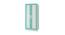 Carmila Wardrobe (Matte Laminate Finish, Misty Turquoise) by Urban Ladder - Front View Design 1 - 392496