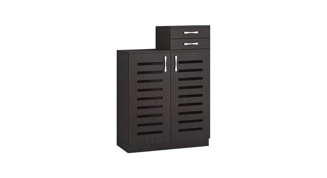 Itzel Shoe Rack (Matte Laminate Finish, Antique Ebony) by Urban Ladder - Front View Design 1 - 392498
