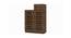 Itzel Shoe Rack (Matte Laminate Finish, Tawny Cambric) by Urban Ladder - Rear View Design 1 - 392511