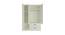 Cecelia Wardrobe (Matte Laminate Finish, Ivory - Azure Blue) by Urban Ladder - Design 1 Side View - 392514