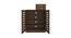 Itzel Shoe Rack (Matte Laminate Finish, Tawny Cambric) by Urban Ladder - Design 1 Side View - 392519