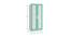 Carmila Wardrobe (Matte Laminate Finish, Misty Turquoise) by Urban Ladder - Design 1 Close View - 392532