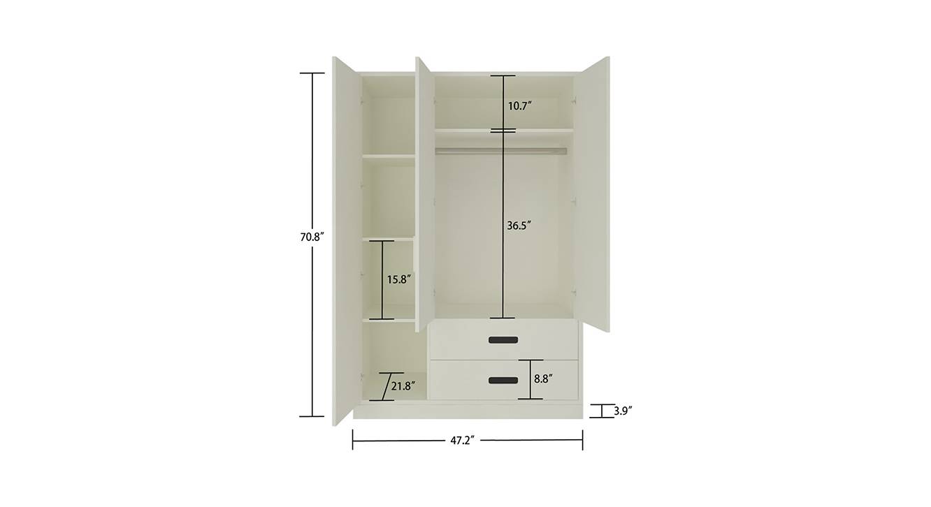 Abby wardrobe ivory carbon black 7