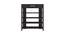 Carina Shoe Rack (Matte Laminate Finish, Antique Ebony) by Urban Ladder - Cross View Design 1 - 392568