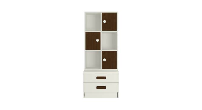 Camila Bookshelf cum Storage Unit (Matte Laminate Finish, Coffee Walnut) by Urban Ladder - Cross View Design 1 - 392575