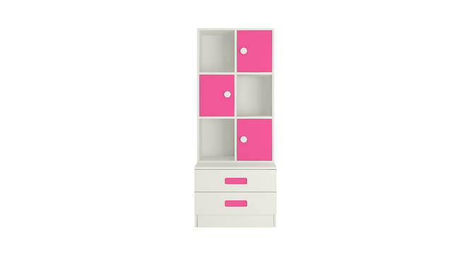 Abby Bookshelf cum Storage Unit (Matte Laminate Finish, Barbie Pink) by Urban Ladder - Cross View Design 1 - 392577