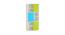 Itzel Bookshelf cum Storage Unit (Matte Laminate Finish, Lime Yellow - Azure Blue) by Urban Ladder - Front View Design 1 - 392588