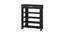 Carina Shoe Rack (Matte Laminate Finish, Antique Ebony) by Urban Ladder - Rear View Design 1 - 392601