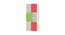Itzel Bookshelf cum Storage Unit (Matte Laminate Finish, Strawberry Pink - Verdant Green) by Urban Ladder - Rear View Design 1 - 392604