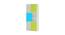 Itzel Bookshelf cum Storage Unit (Matte Laminate Finish, Lime Yellow - Azure Blue) by Urban Ladder - Rear View Design 1 - 392605