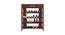 Carina Shoe Rack (Matte Laminate Finish, Terra Sienna) by Urban Ladder - Design 1 Side View - 392620