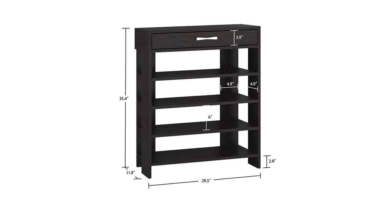 Angelica shoe rack antique ebony 6