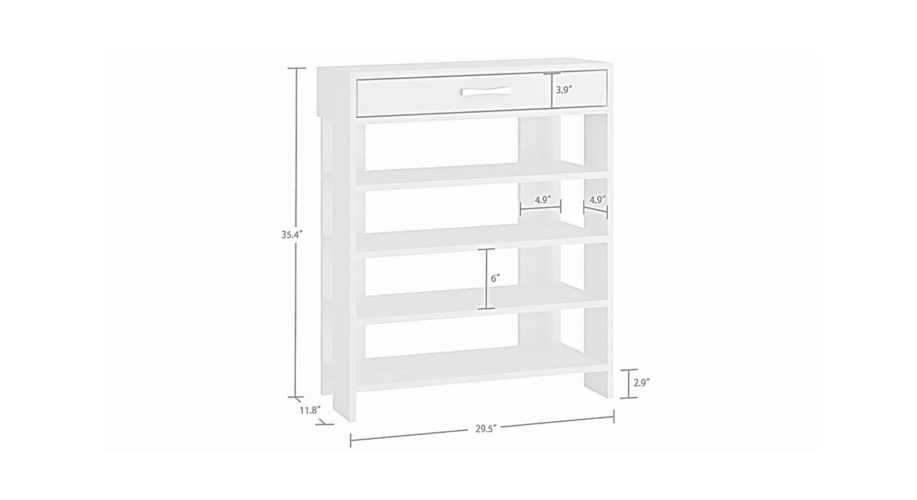 Angelica shoe rack terra sienna 6