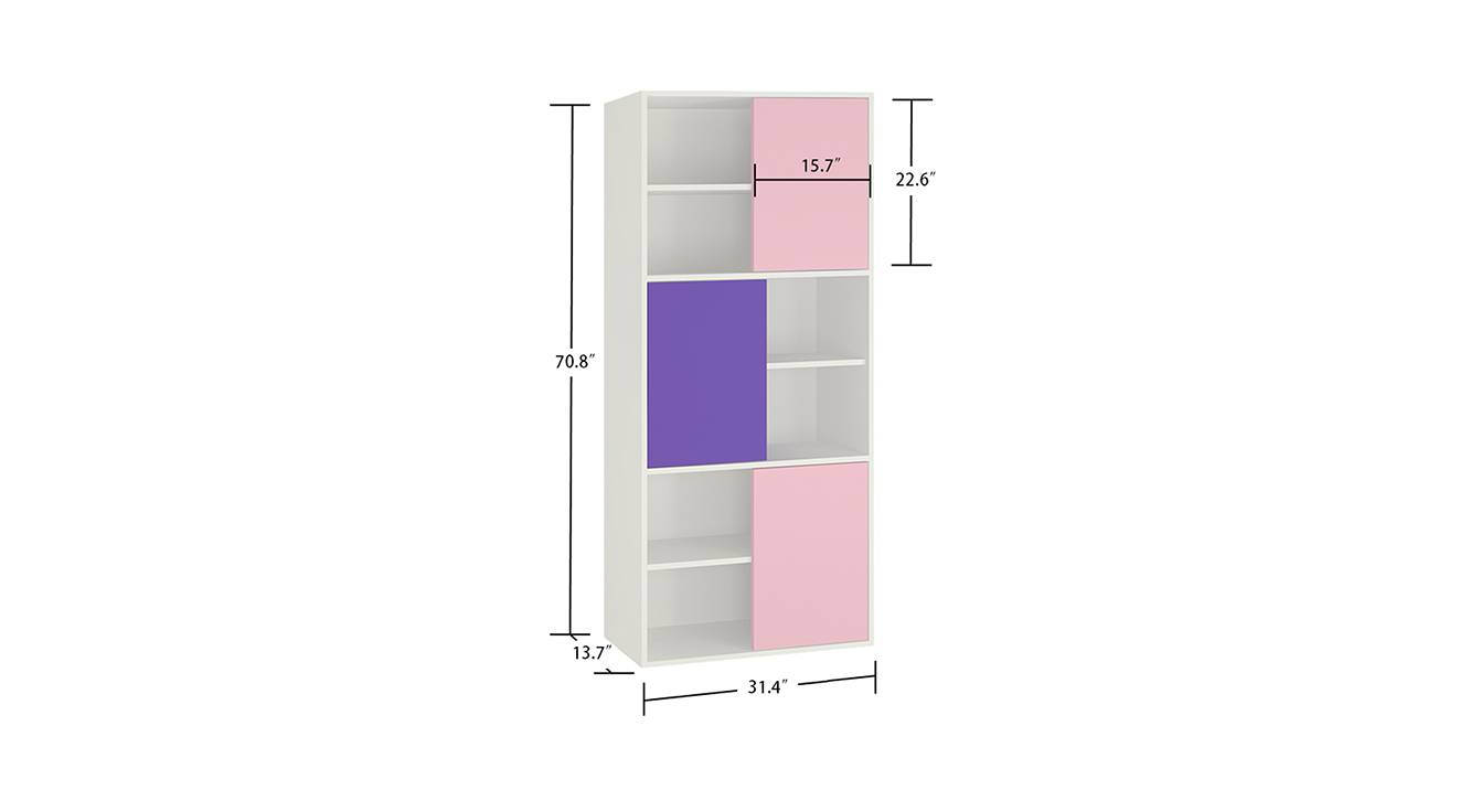 Astra bookshelf lavender purple 6