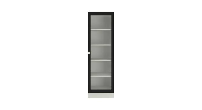 Celestia Bookshelf cum Storage Unit (Carbon Black, Matte Laminate Finish) by Urban Ladder - Cross View Design 1 - 392681