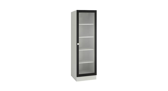Celestia Bookshelf cum Storage Unit (Carbon Black, Matte Laminate Finish) by Urban Ladder - Front View Design 1 - 392700