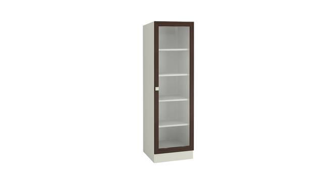 Celestia Bookshelf cum Storage Unit (Matte Laminate Finish, Coffee Walnut) by Urban Ladder - Front View Design 1 - 392701