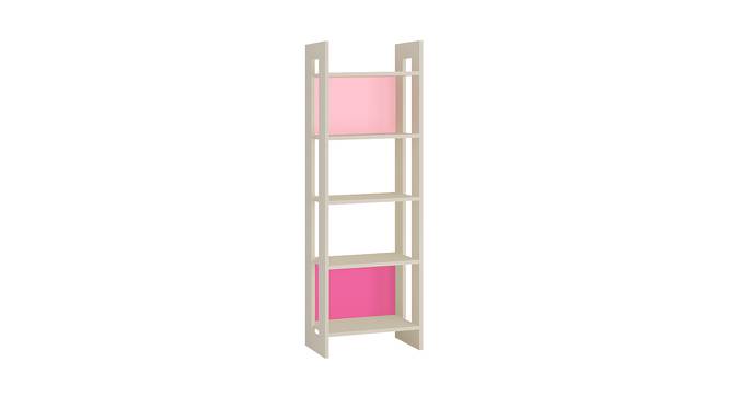 Helena Bookshelf cum Display Unit (Matte Laminate Finish, English Pink - Barbie Pink) by Urban Ladder - Front View Design 1 - 392710