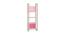 Helena Bookshelf cum Display Unit (Matte Laminate Finish, English Pink - Barbie Pink) by Urban Ladder - Front View Design 1 - 392710