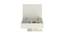 Elanza Shoe Rack (Ivory, Matte Laminate Finish) by Urban Ladder - Design 1 Side View - 392730