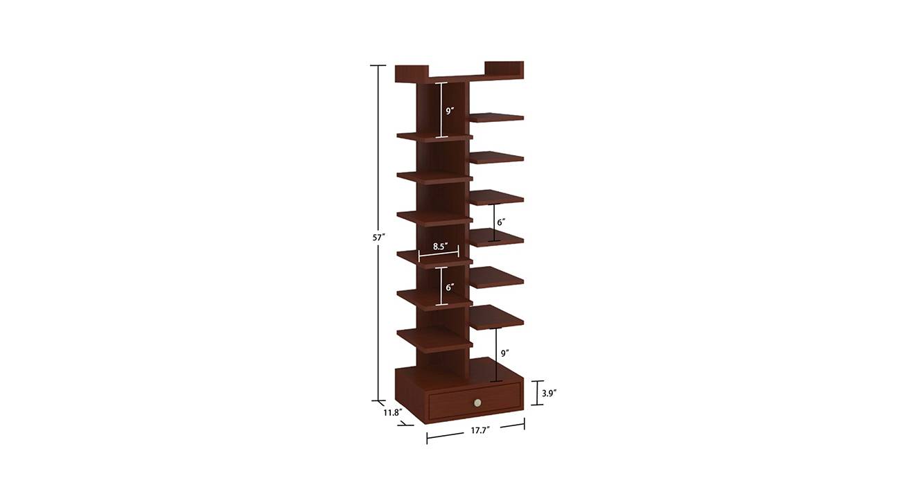 Cecelia shoe rack terra sienna 6