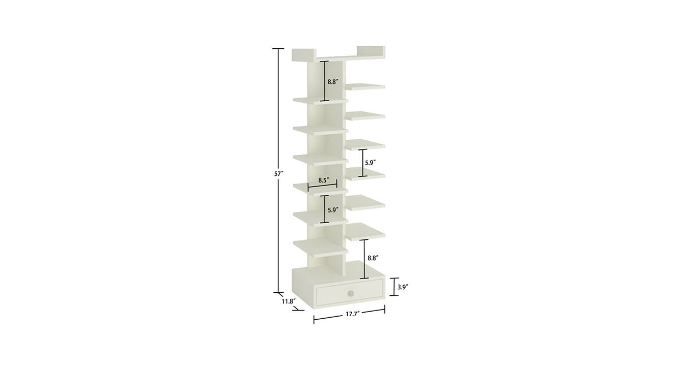 Cecelia shoe rack ivory 6