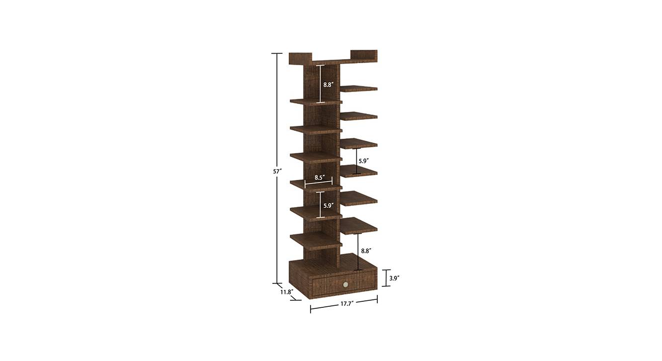 Cecelia shoe rack tawny cambric 6